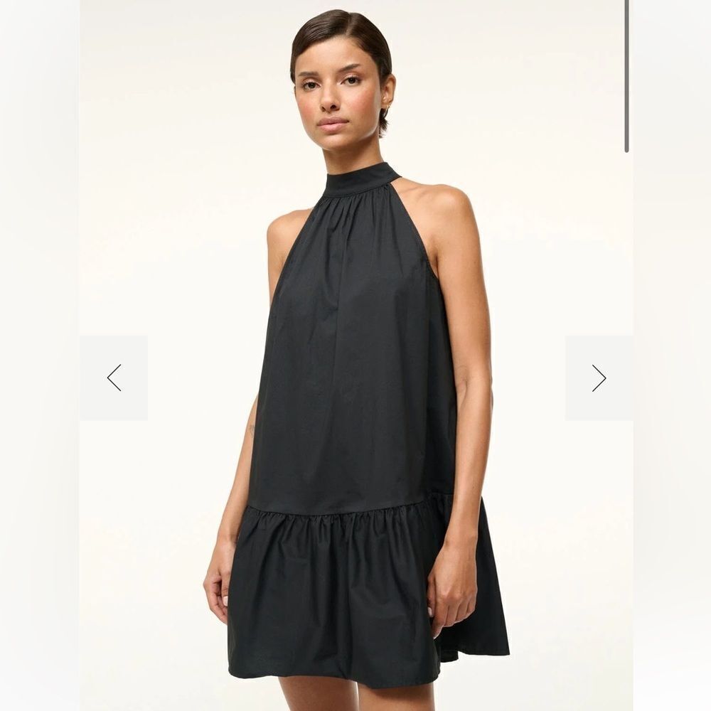 Staud Marlowe Dress, black sz x-small